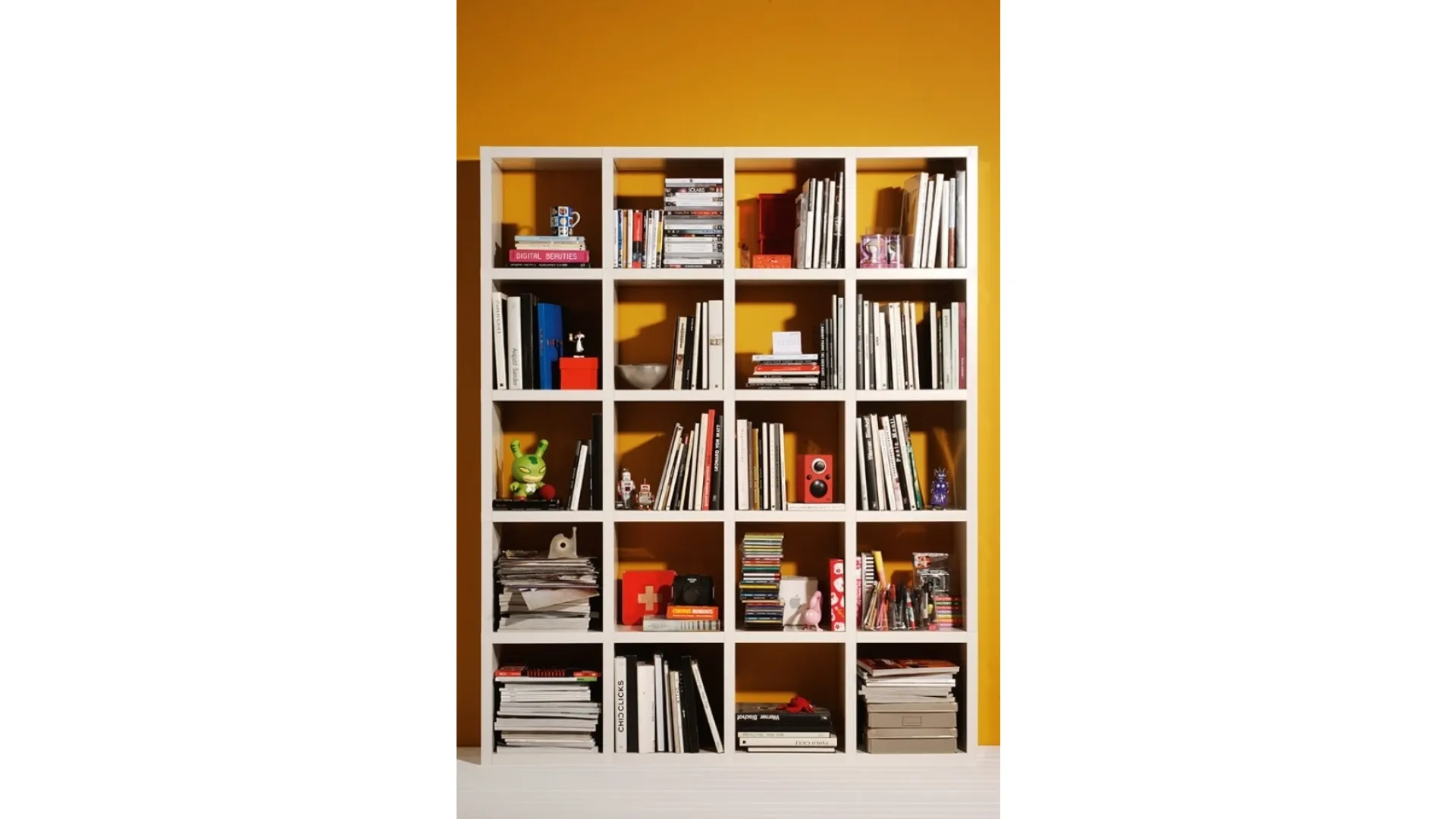 Contenitore Libreria Modulabile in plastica Polvara di Kartell